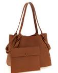 Christian Louboutin Brown Calfskin Tote Bag