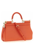 Dolce & Gabbana Orange Calfskin Handbag