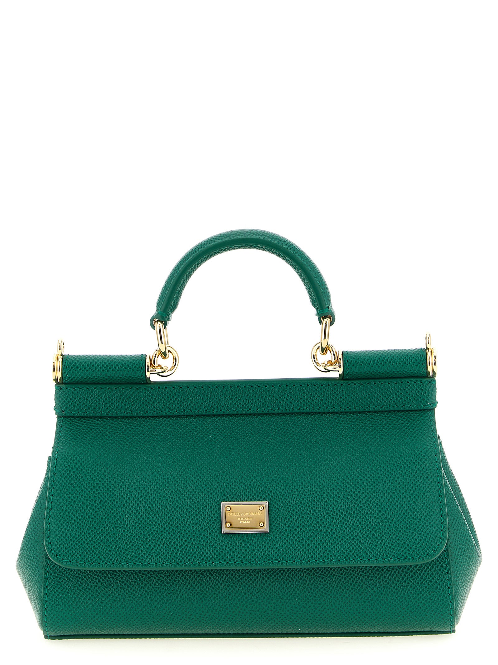 Dolce &amp; Gabbana Bicolor Calfskin Handbag