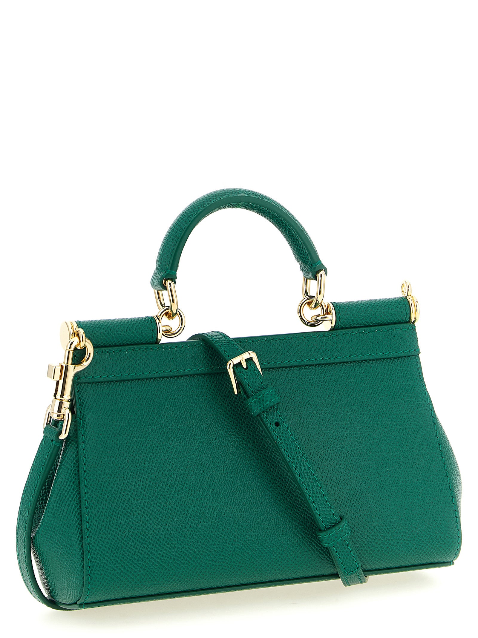 Dolce &amp; Gabbana Bicolor Calfskin Handbag