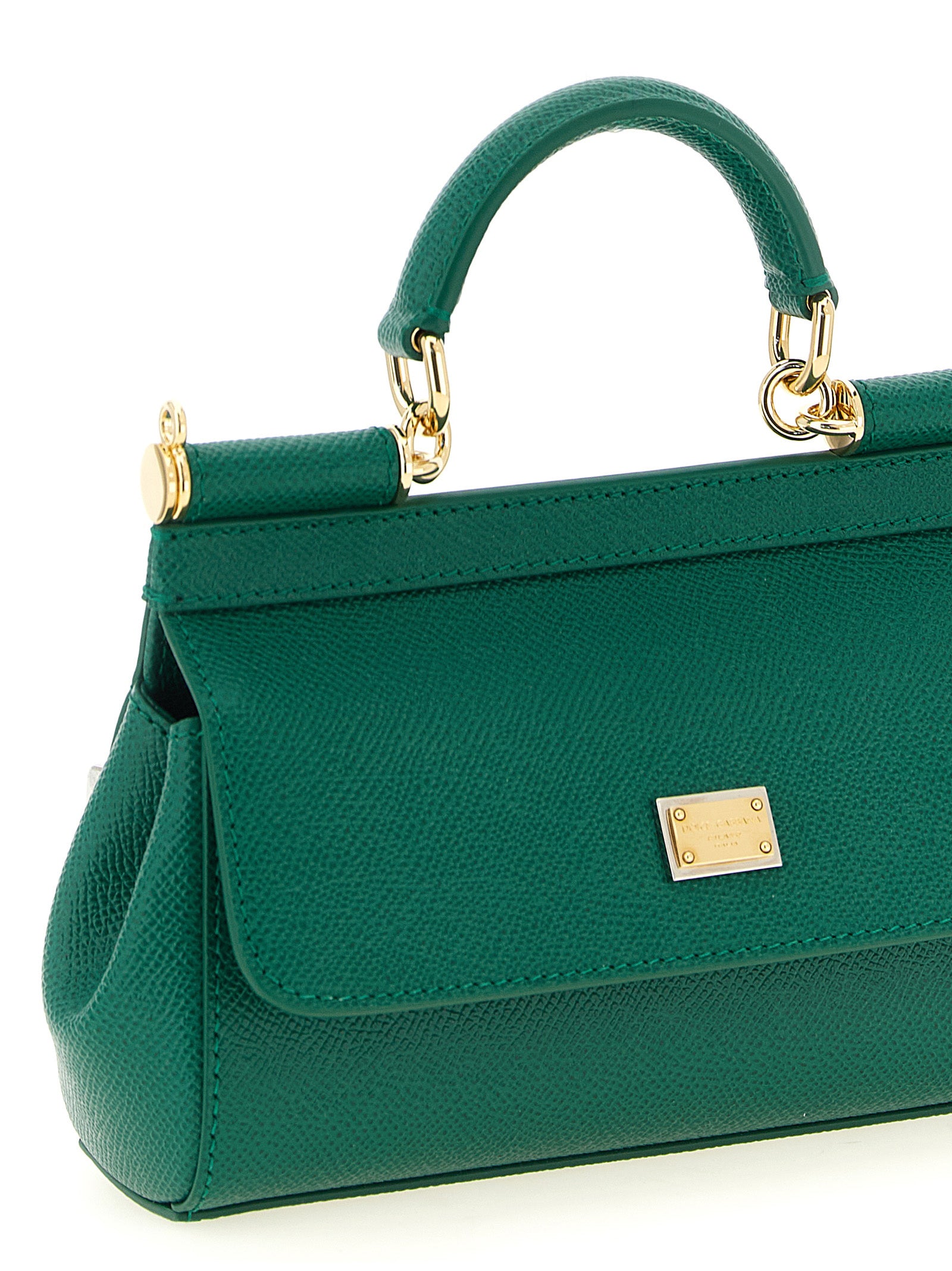 Dolce &amp; Gabbana Bicolor Calfskin Handbag