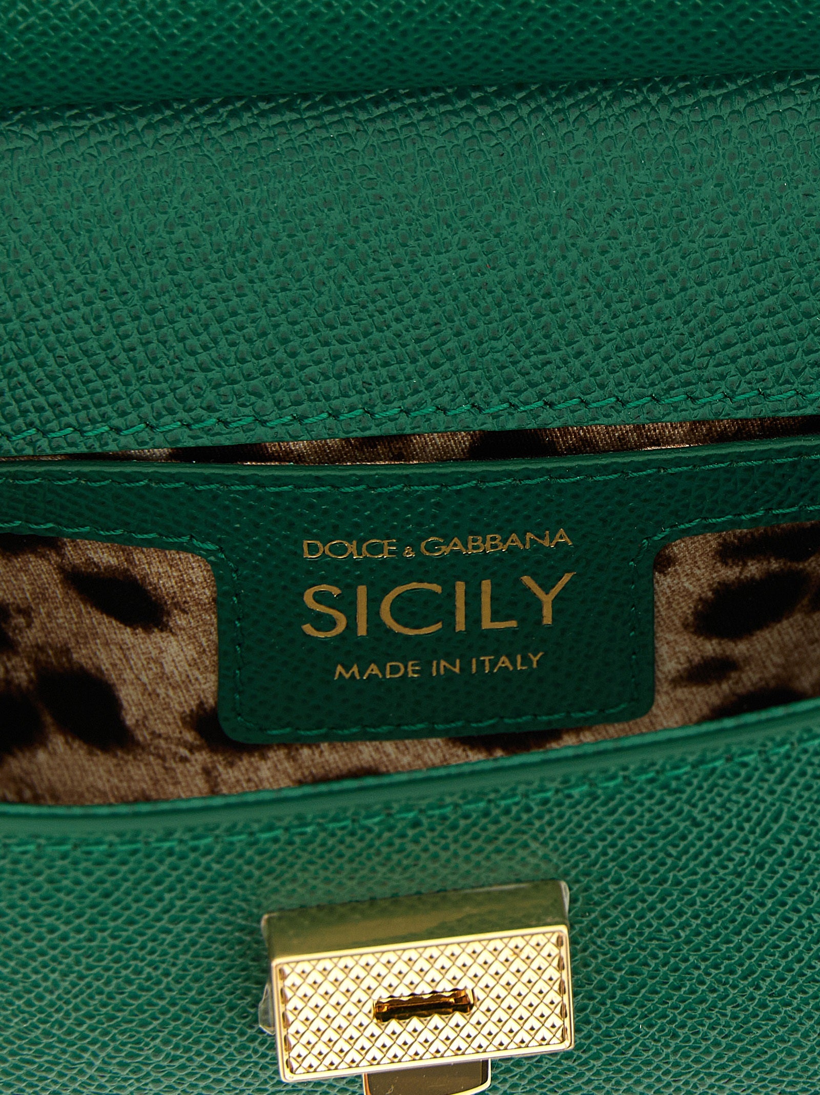 Dolce &amp; Gabbana Bicolor Calfskin Handbag