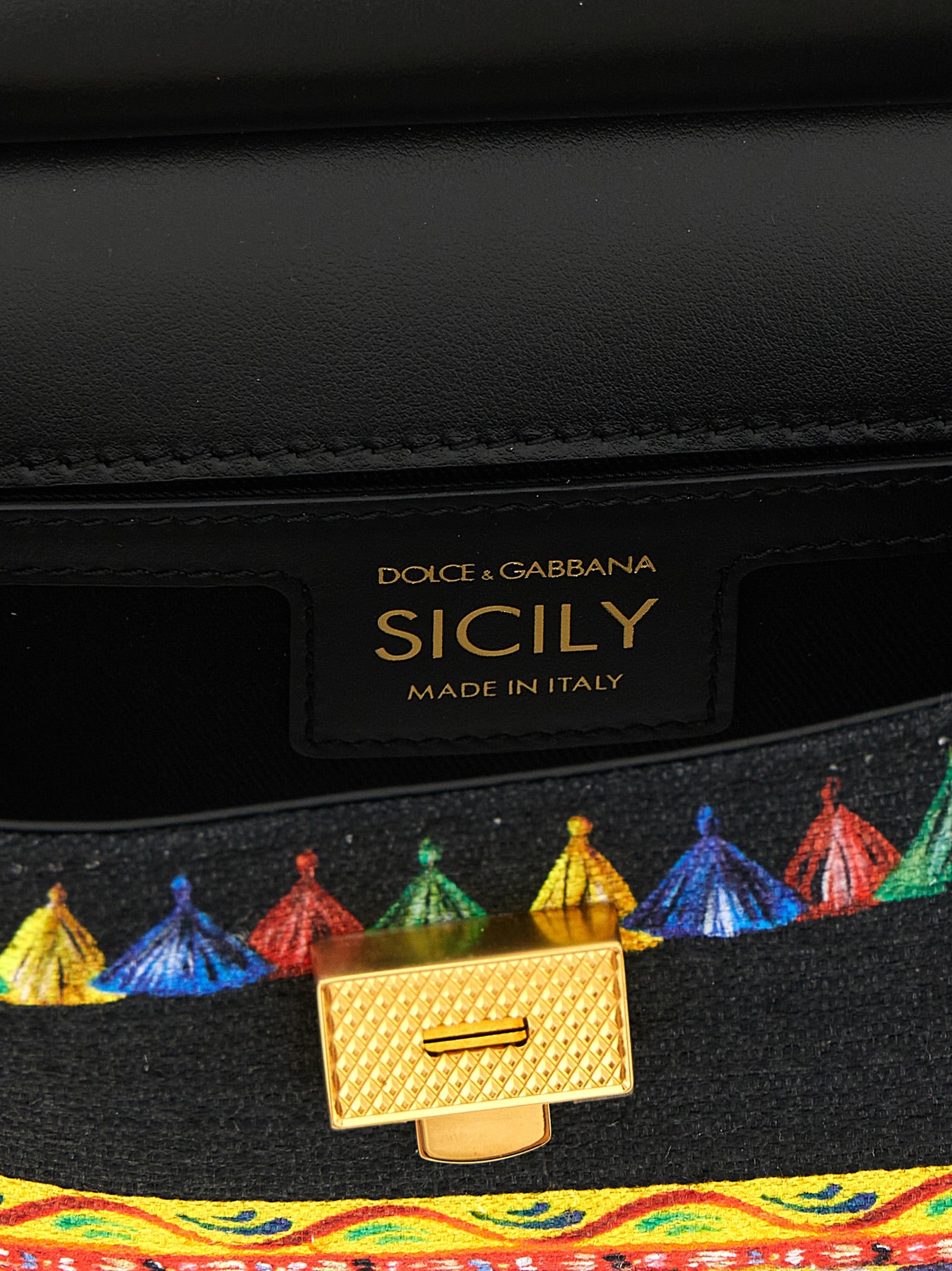 Dolce &amp; Gabbana Multicolor Cotton Handbag