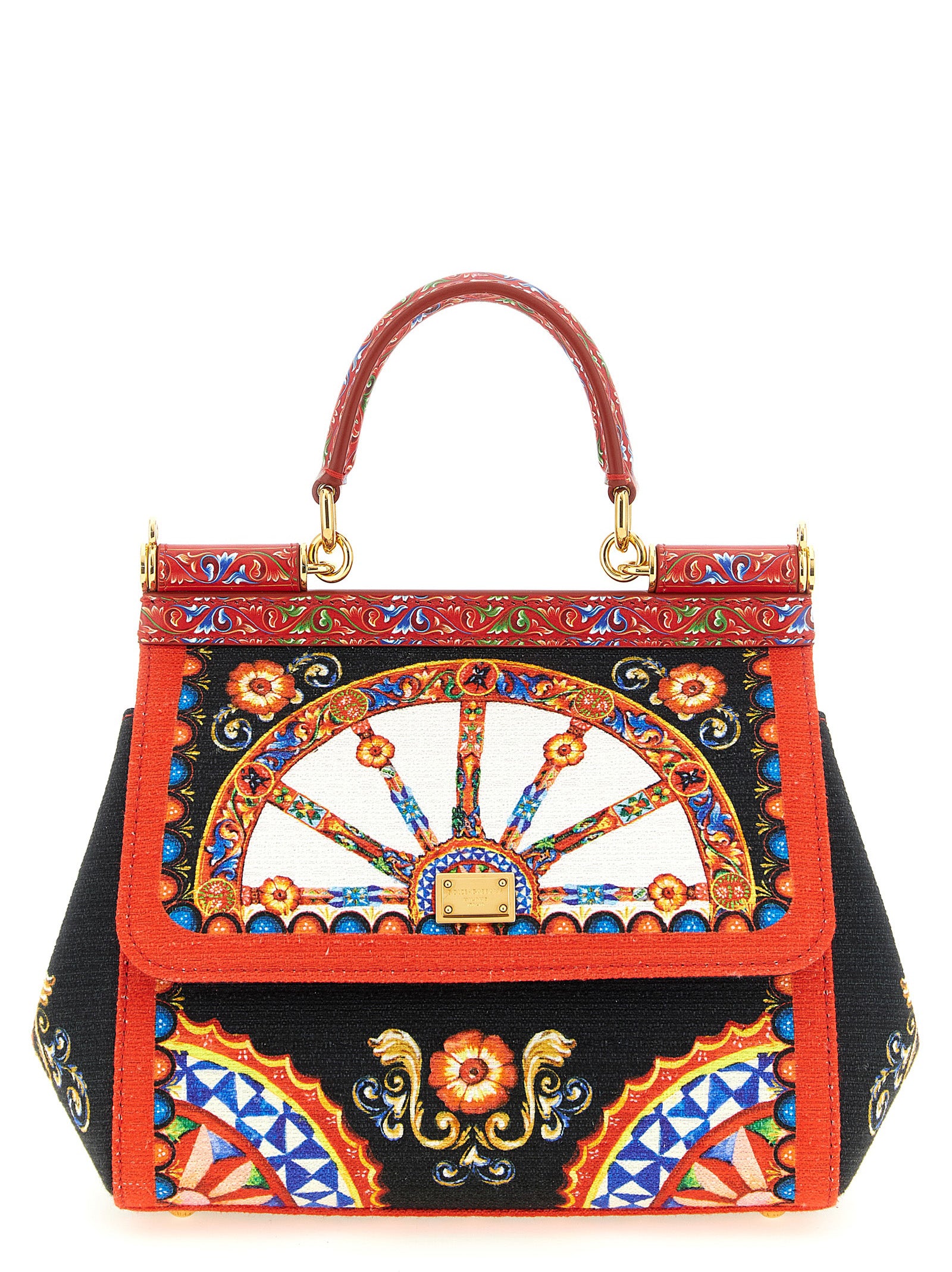 Dolce &amp; Gabbana Multicolor Cotton Handbag