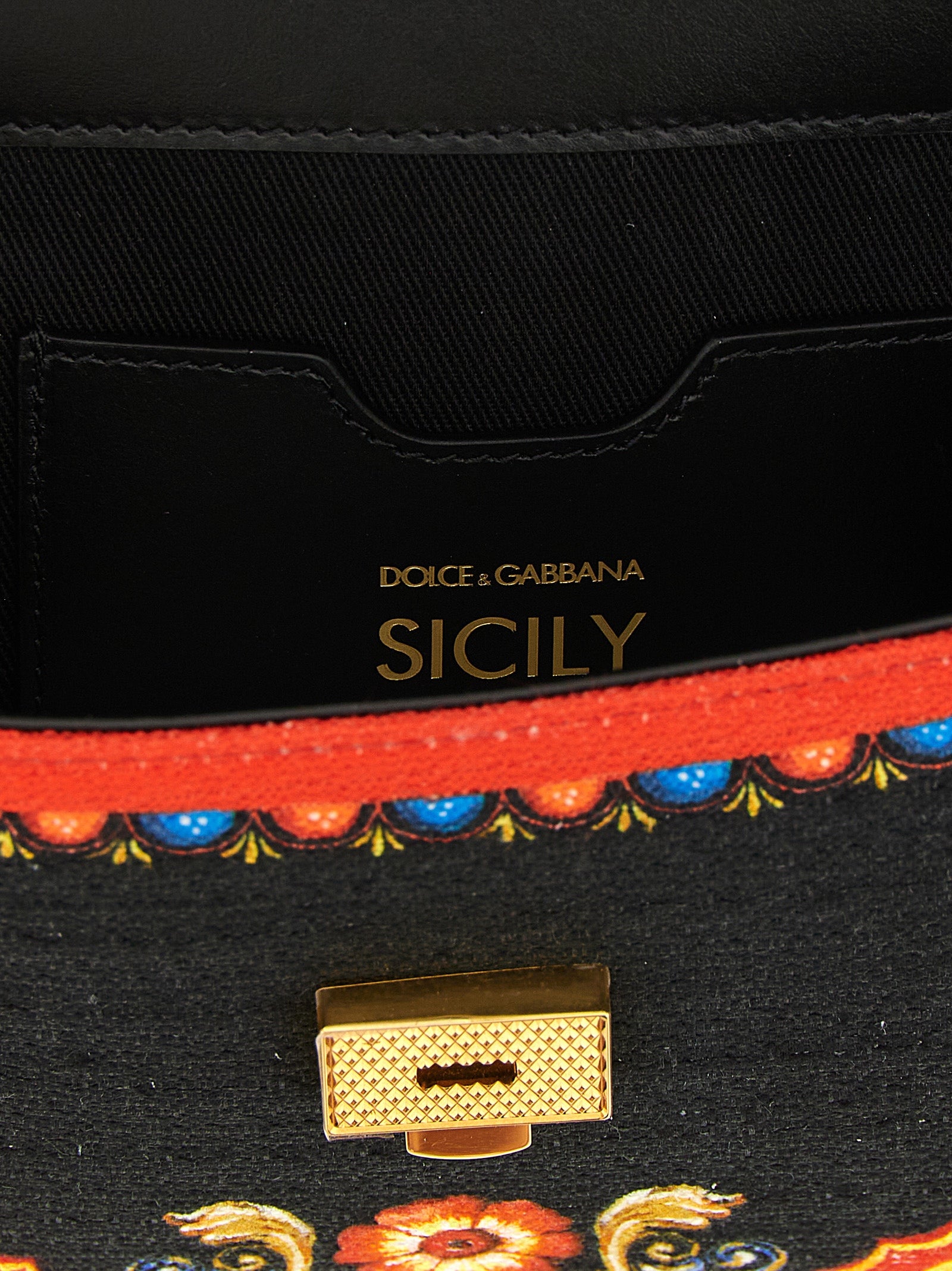 Dolce &amp; Gabbana Multicolor Cotton Handbag