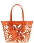 Dolce & Gabbana Orange Cotton Tote Bag