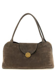 Versace Brown Calfskin Shoulder Bag