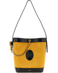 Versace Bicolor Calfskin Shoulder Bag