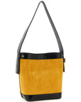 Versace Bicolor Calfskin Shoulder Bag