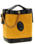 Versace Bicolor Calfskin Shoulder Bag