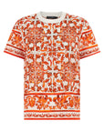 Dolce & Gabbana Orange Cotton T-Shirt