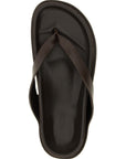 Jacquemus Brown Cowhide Slides