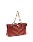 Valentino Garavani Multicolor Calf Leather Bos Taurus Shoulder Bag