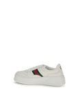 Gucci White Calf Leather Bos Taurus Chunky Sneakers