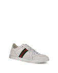 Gucci White Calf Leather Bos Taurus Athletic Sneakers