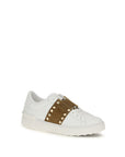 Valentino Garavani White Calf Leather Bos Taurus Sneakers