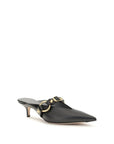 Balenciaga Black Calf Leather Bos Taurus Mules