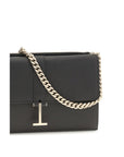 Tom Ford Black Calf Leather Bos Taurus Shoulder Bag