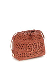 Chloé Multicolor Raffia Shoulder Bag