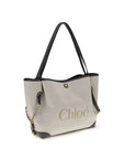 Chloé Gray Cotton Shoulder Bag