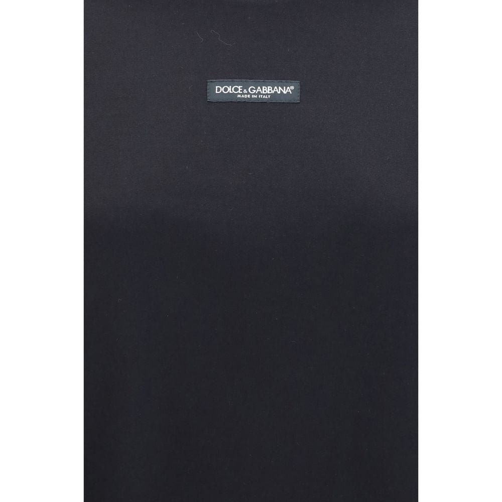 Dolce &amp; Gabbana Black Cotton T-Shirt
