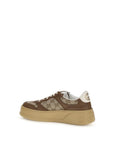 Gucci Beige Calf Leather Bos Taurus Chunky Sneakers