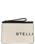 Stella McCartney Beige Cotton Clutch Bag