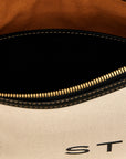 Stella McCartney Beige Cotton Clutch Bag