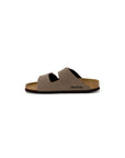 Birkenstock Brown Leather Flat Sandals