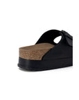 Birkenstock Black Synthetic Platform Sandals