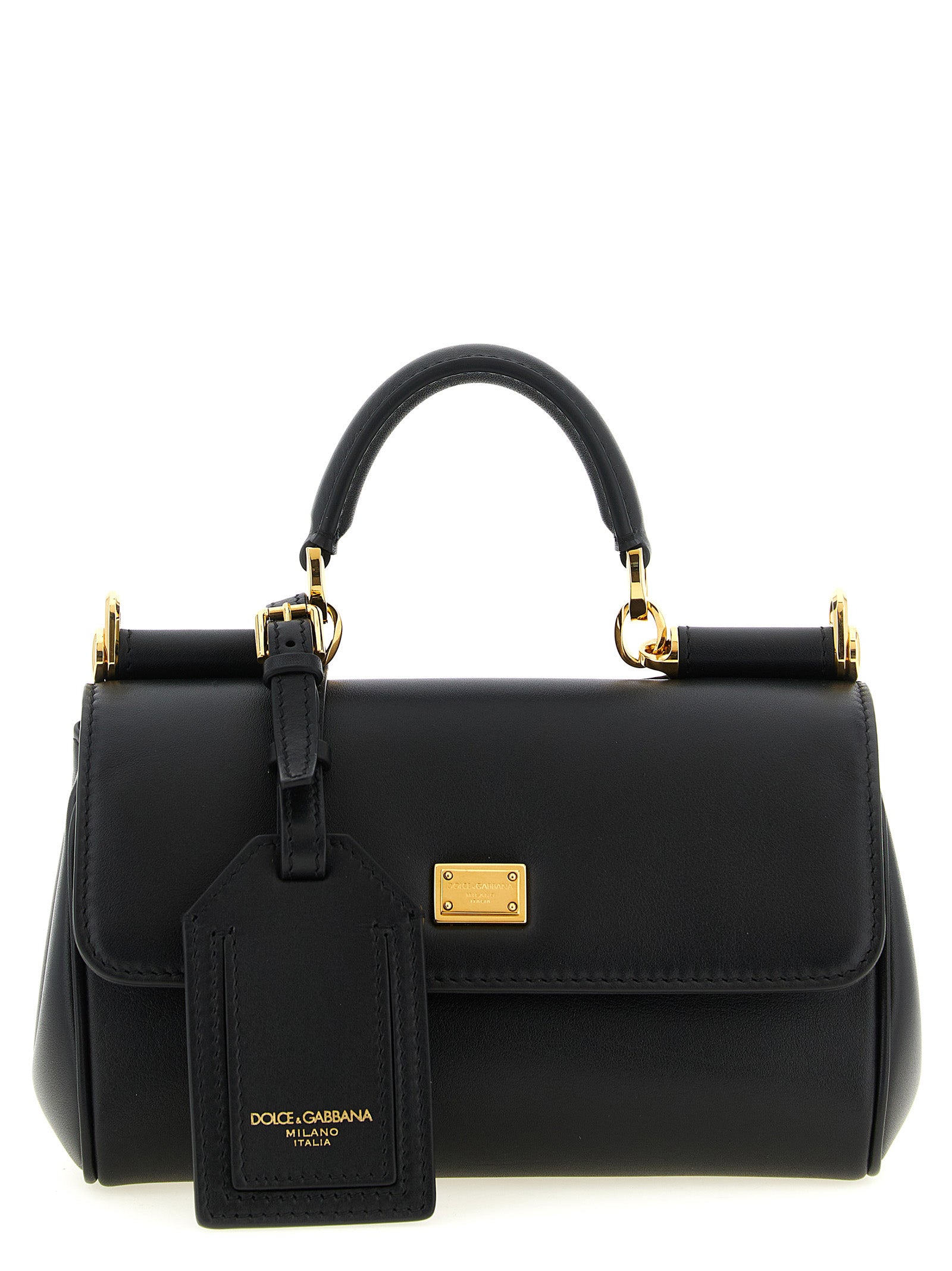 Dolce &amp; Gabbana Black Calfskin Handbag