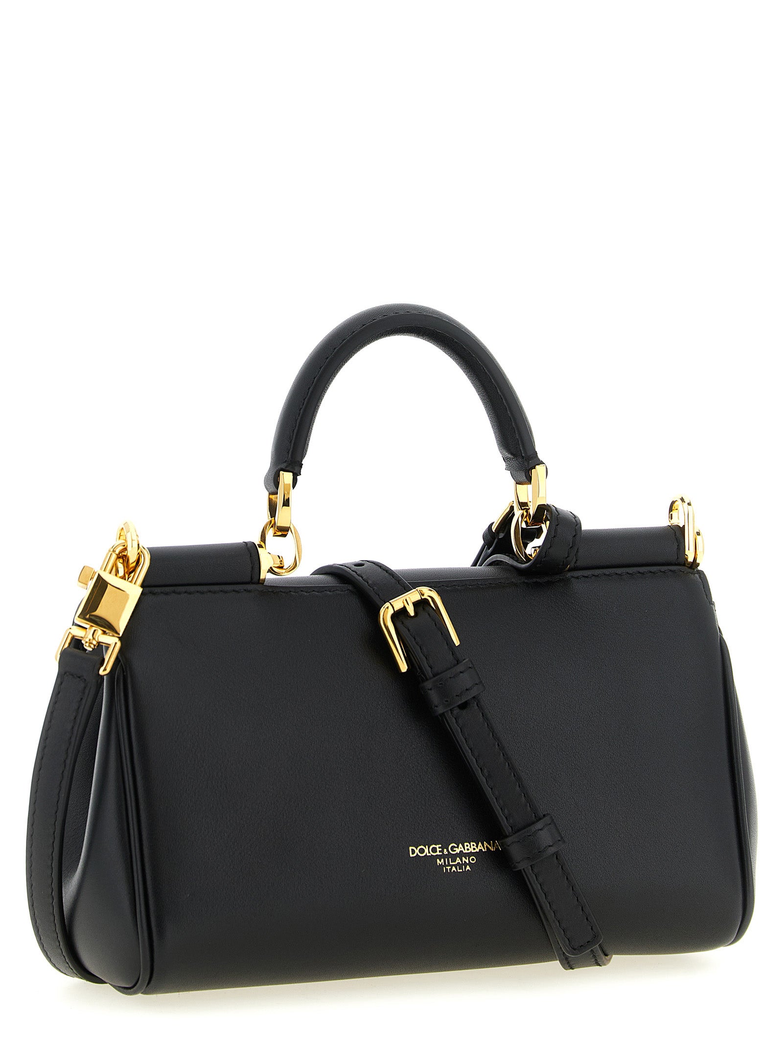 Dolce &amp; Gabbana Black Calfskin Handbag