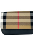 Burberry Small Leather Madison Crossbody Check Bag
