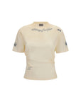 Balenciaga Beige Cotton T-Shirt