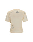 Balenciaga Beige Cotton T-Shirt