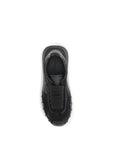 Dolce & Gabbana Black Calf Leather Bos Taurus Chunky Sneakers