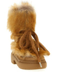 Fendi Multicolor Calfskin Flat Boots