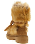 Fendi Multicolor Calfskin Flat Boots