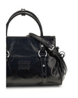 Miu Miu Black Calf Leather Bos Taurus Handbag