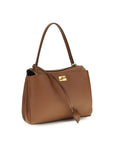 Balenciaga Brown Calf Leather Bos Taurus Shoulder Bag