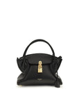Balmain Black Calf Leather Bos Taurus Handbag