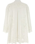 Dolce & Gabbana White Cotton Short Dress