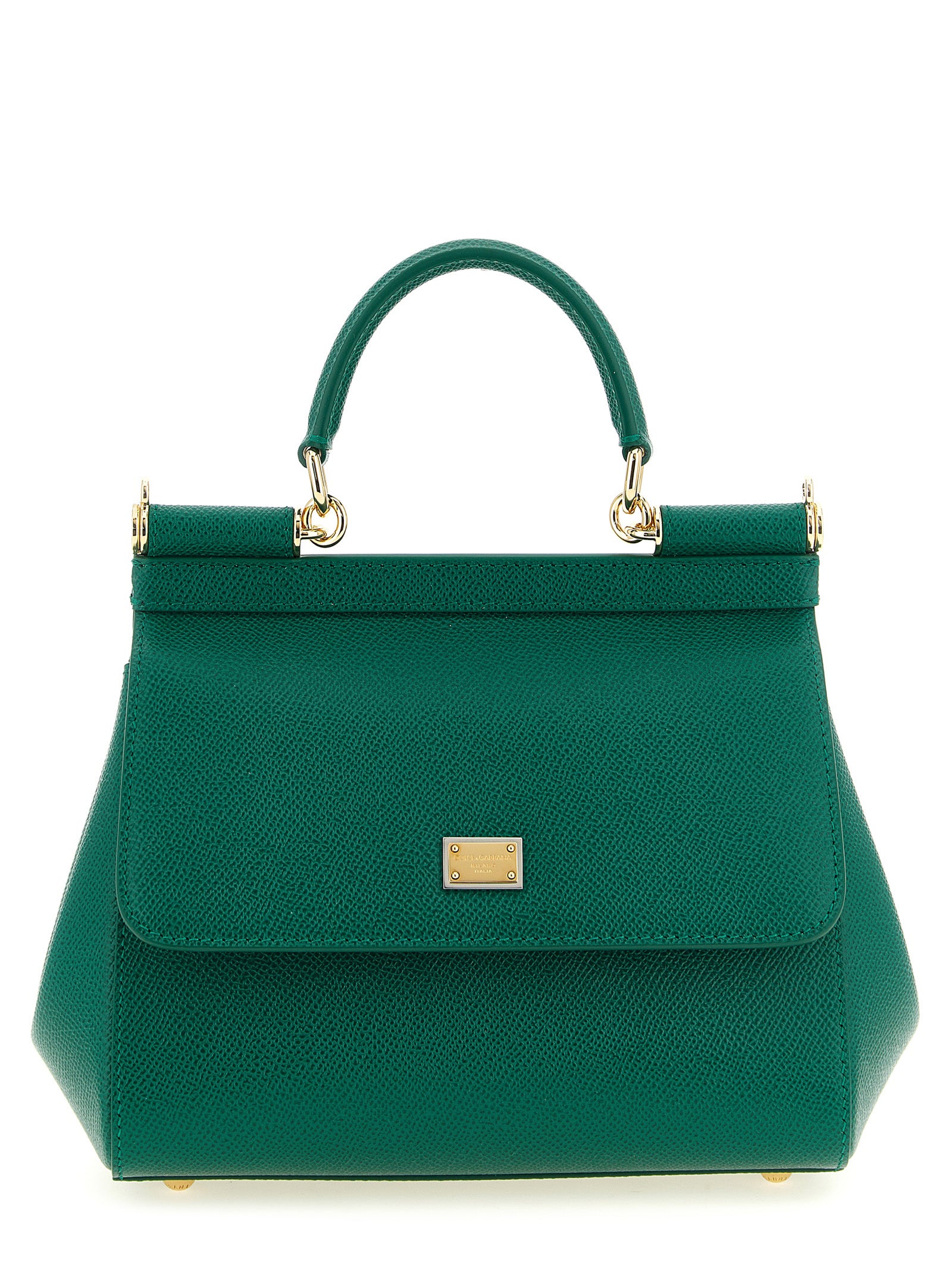 Dolce &amp; Gabbana Bicolor Calfskin Handbag