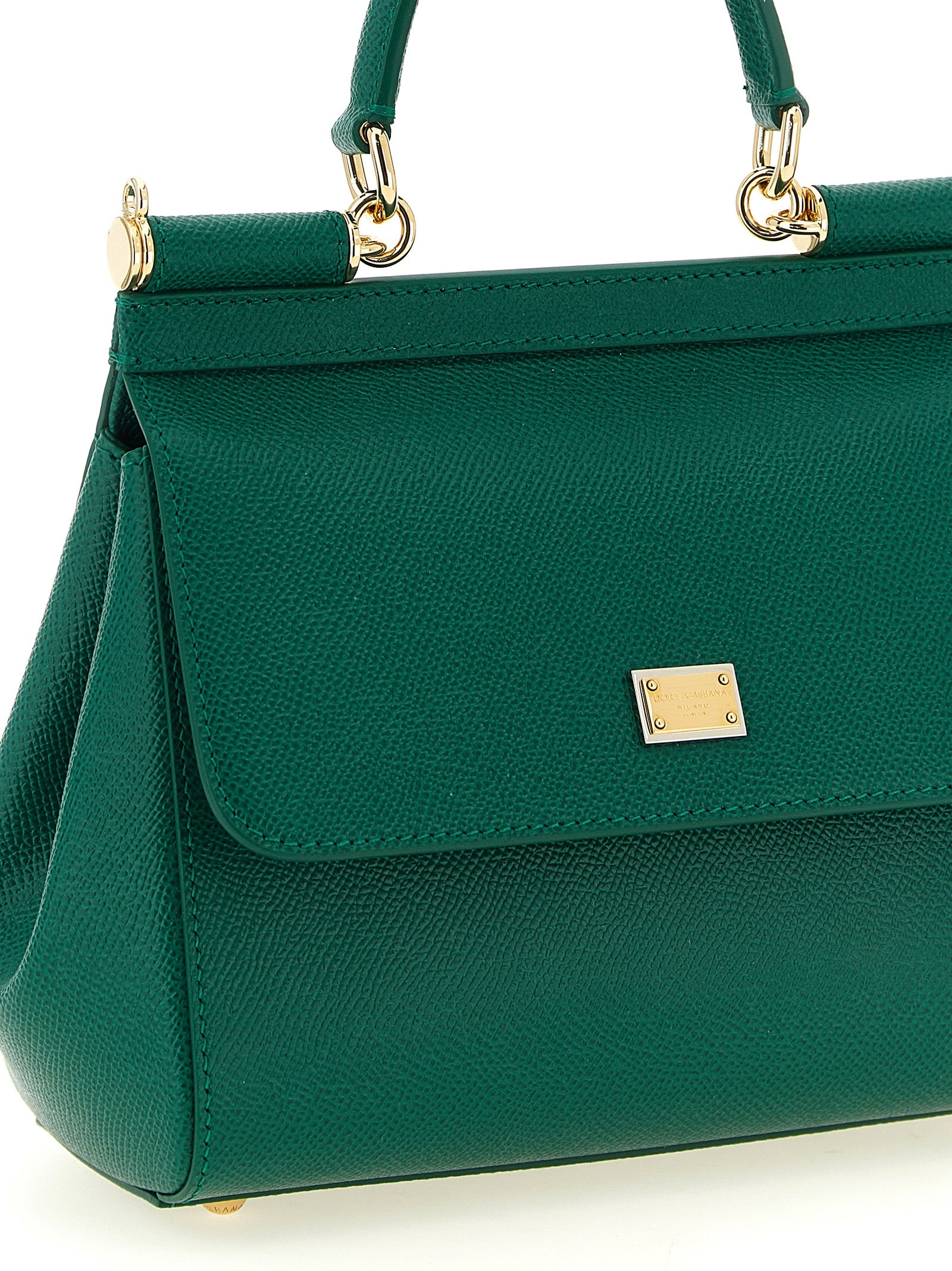 Dolce &amp; Gabbana Bicolor Calfskin Handbag