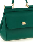 Dolce & Gabbana Bicolor Calfskin Handbag