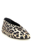 Ganni Multicolor Cotton Ballet Flats