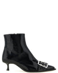 Ganni Black Polyethylene Ankle Boots