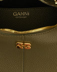Ganni Bicolor Polyester Handbag