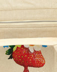 Ganni Beige Recycled Cotton Tote Bag