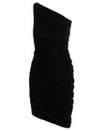 Norma Kamali Black Polyester Short Dress